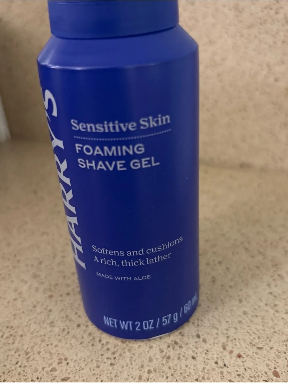 adidas Blue Foaming Shave Gel for Sensitive Skin